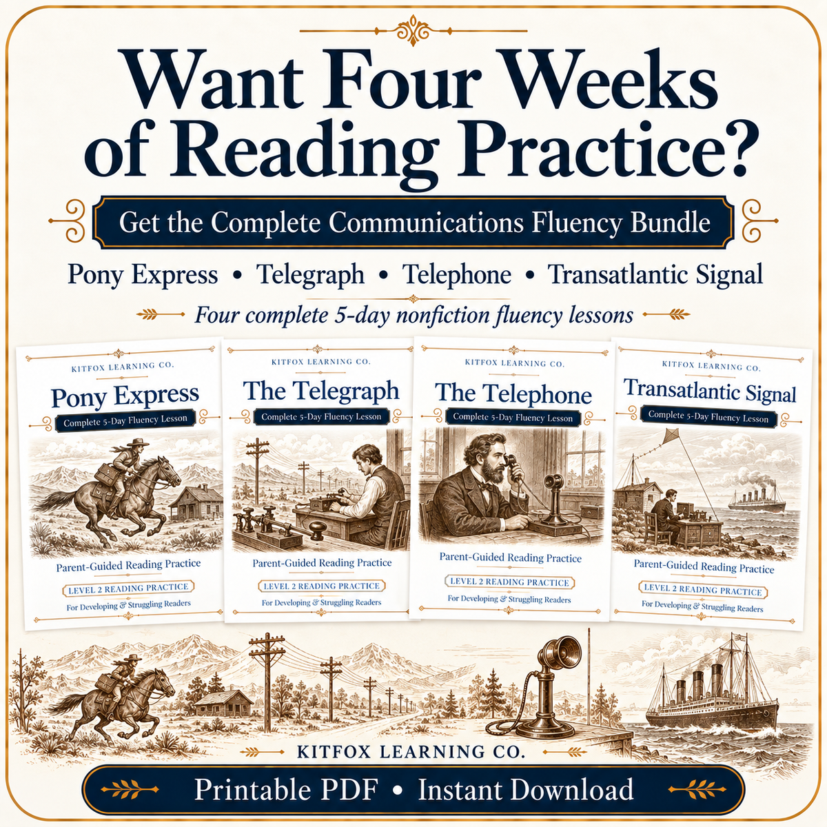 The Telephone – 5-Day Nonfiction Fluency Lesson