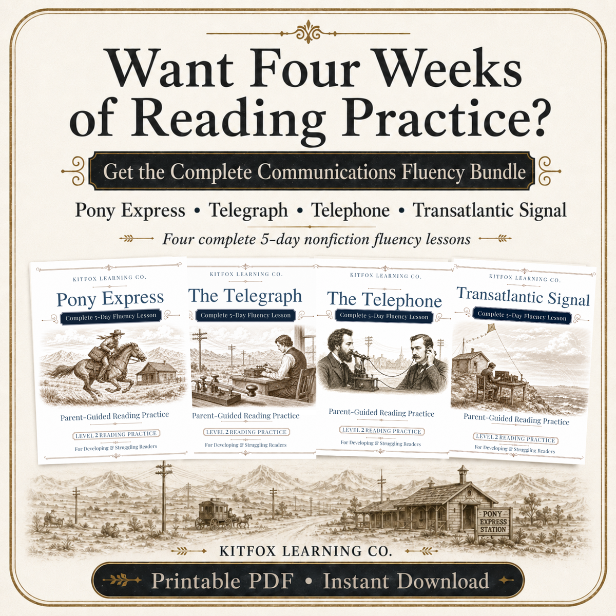 Pony Express 5-Day Reading Fluency Lesson