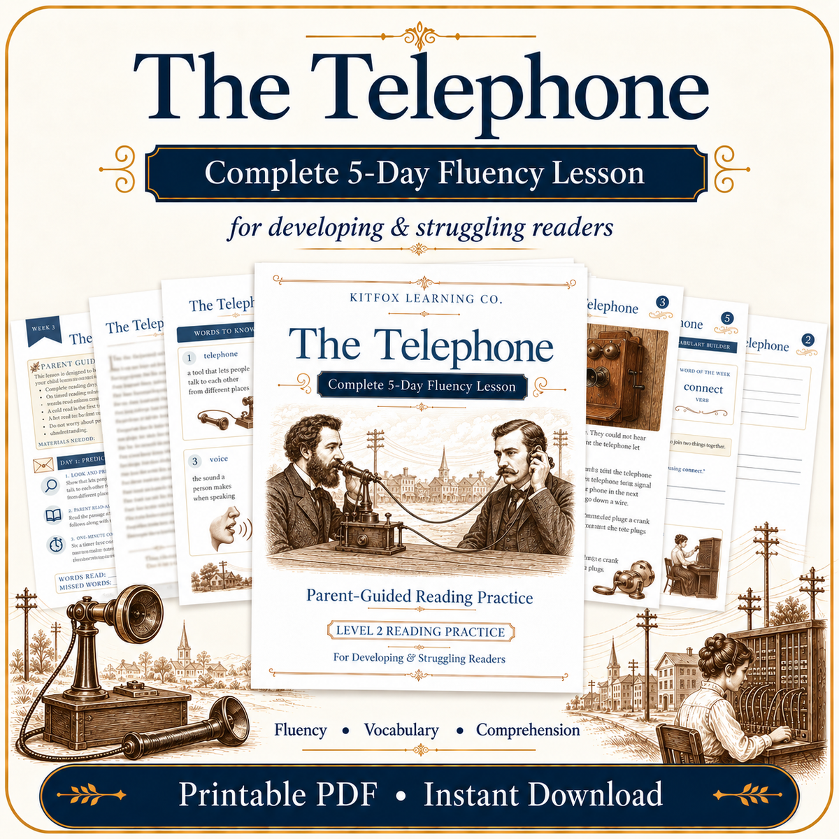 The Telephone – 5-Day Nonfiction Fluency Lesson