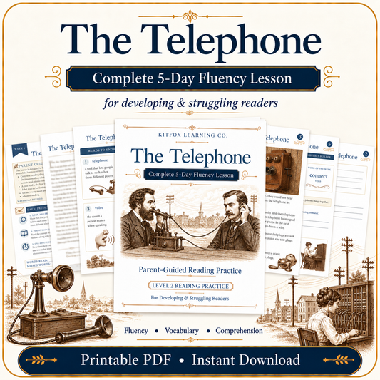 The Telephone – 5-Day Nonfiction Fluency Lesson