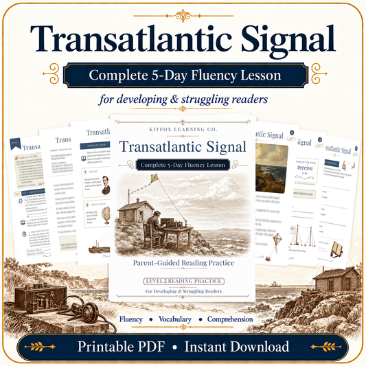 Transatlantic Signal: 5-Day Reading Fluency Packet – Level 2 Printable PDF
