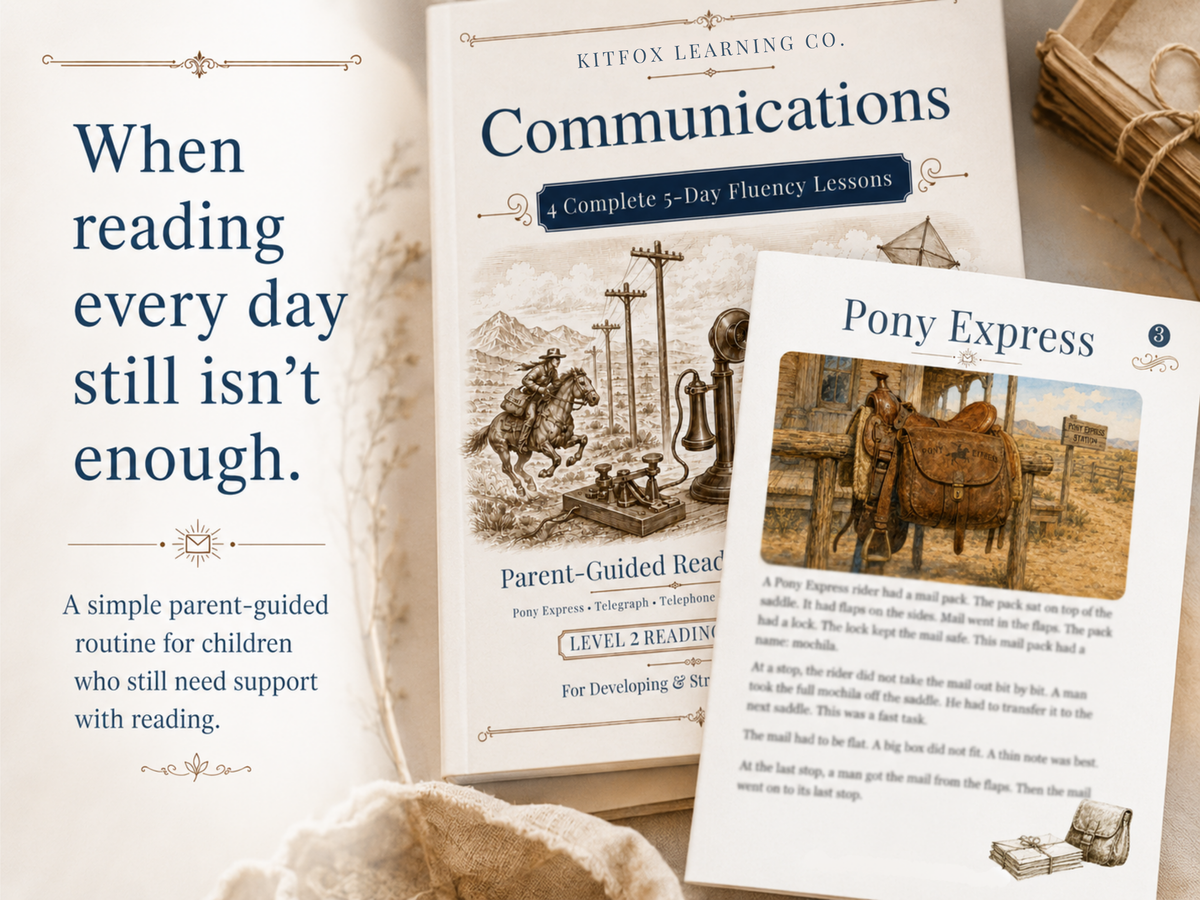 4-Week Reading Fluency Practice for Struggling Readers | Communications Pack
