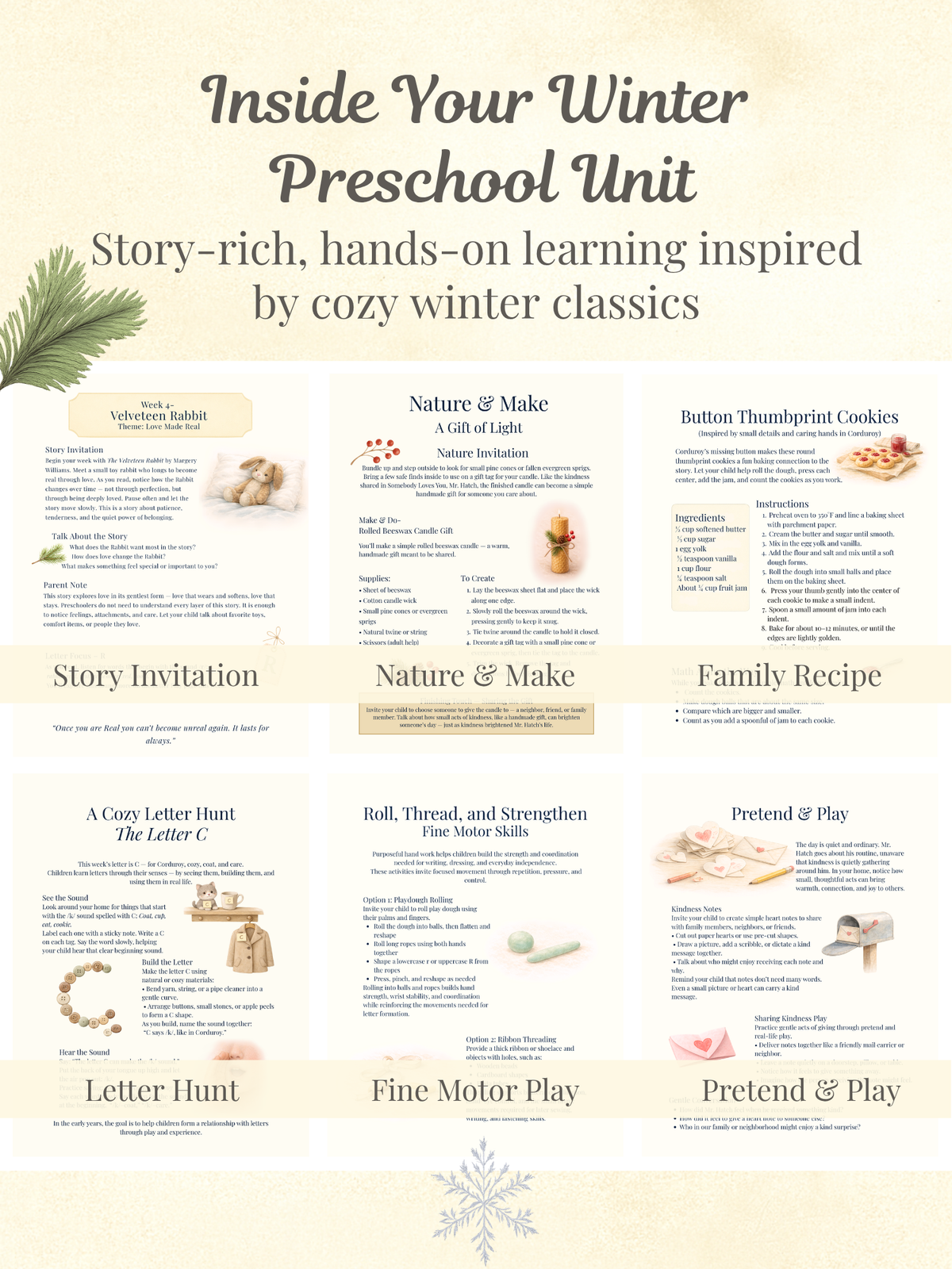 Winter Preschool Curriculum