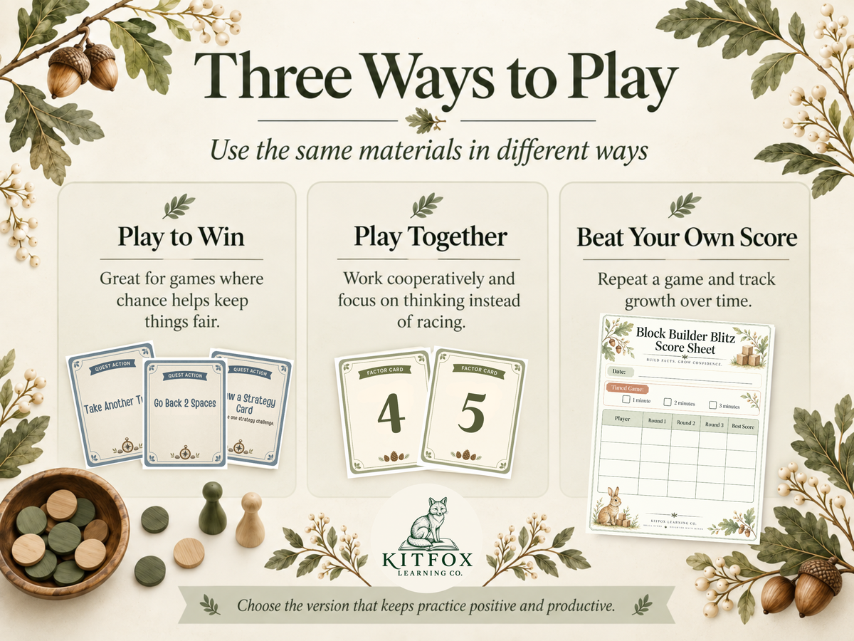 Printable Multiplication Games | Hands-On Math Practice Pack