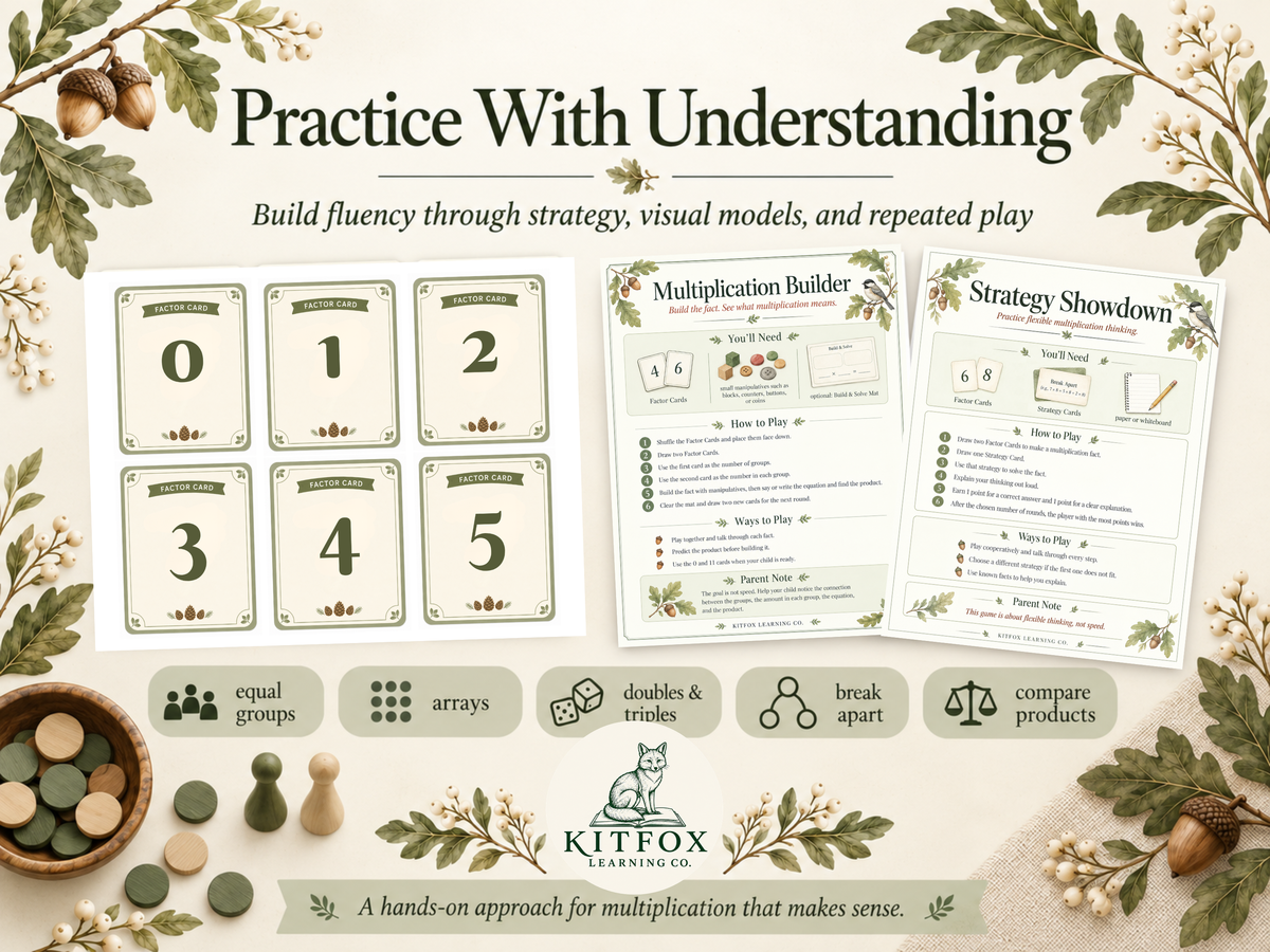 Printable Multiplication Games | Hands-On Math Practice Pack