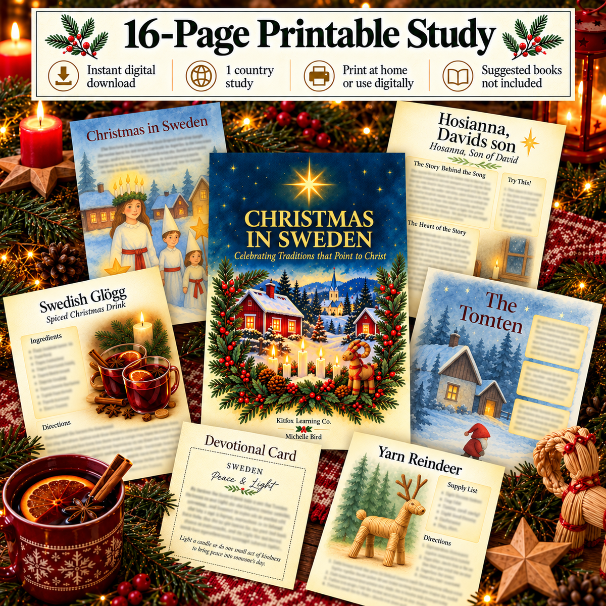 Christmas in Sweden – Christ-Centered Christmas Unit Study