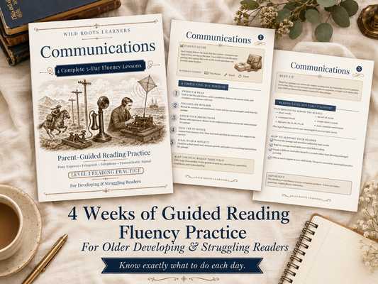 4-Week Reading Fluency Practice for Struggling Readers | Communications Pack
