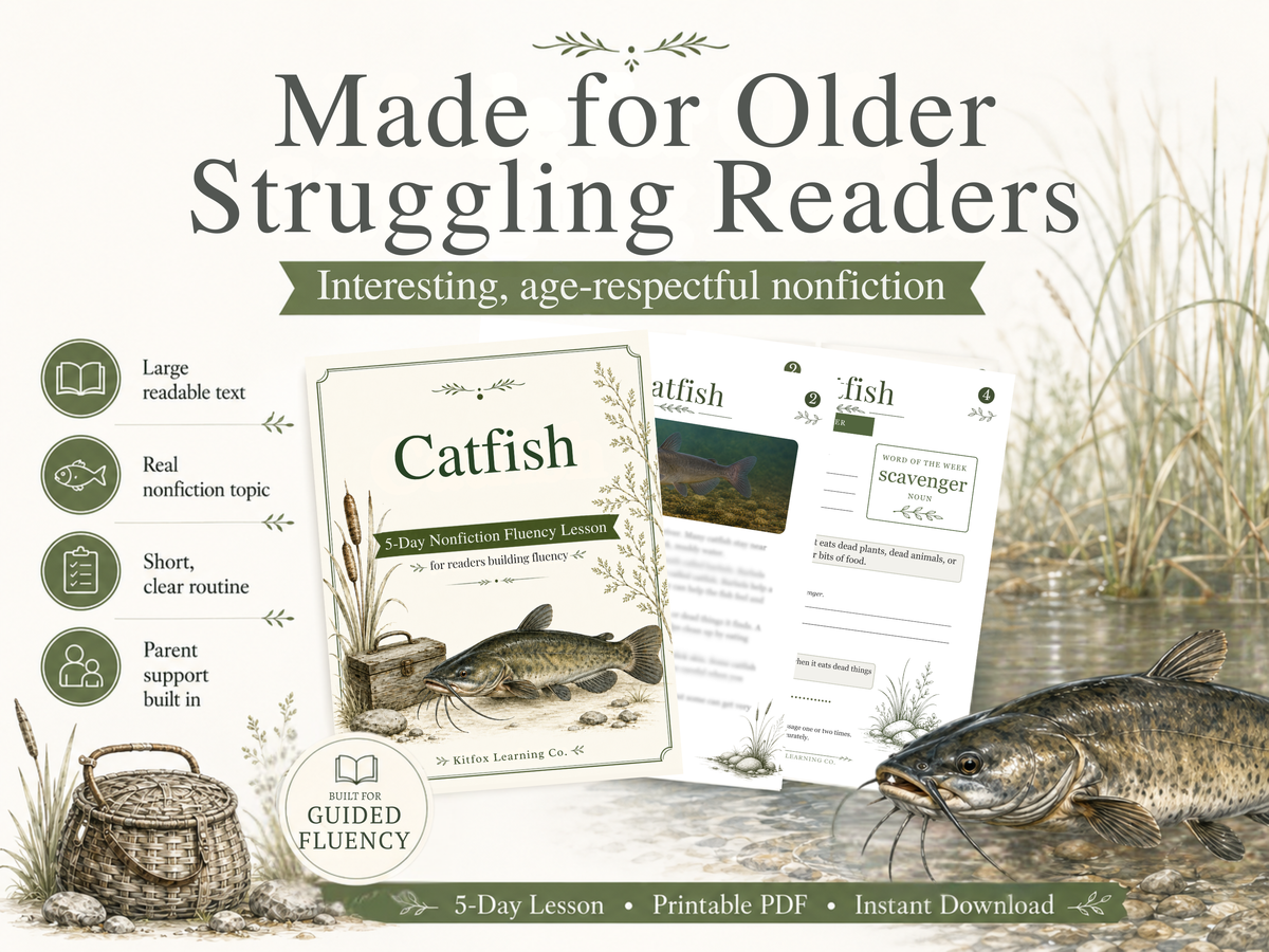 Catfish 5-Day Reading Fluency Lesson