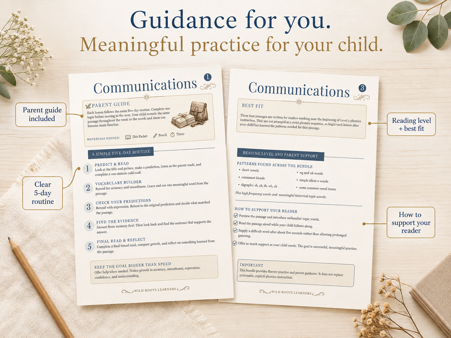 4-Week Reading Fluency Practice for Struggling Readers | Communications Pack