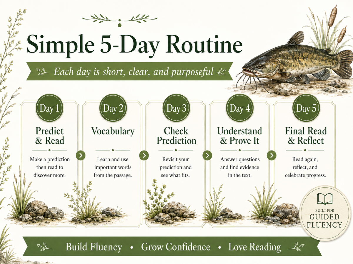 Catfish 5-Day Reading Fluency Lesson