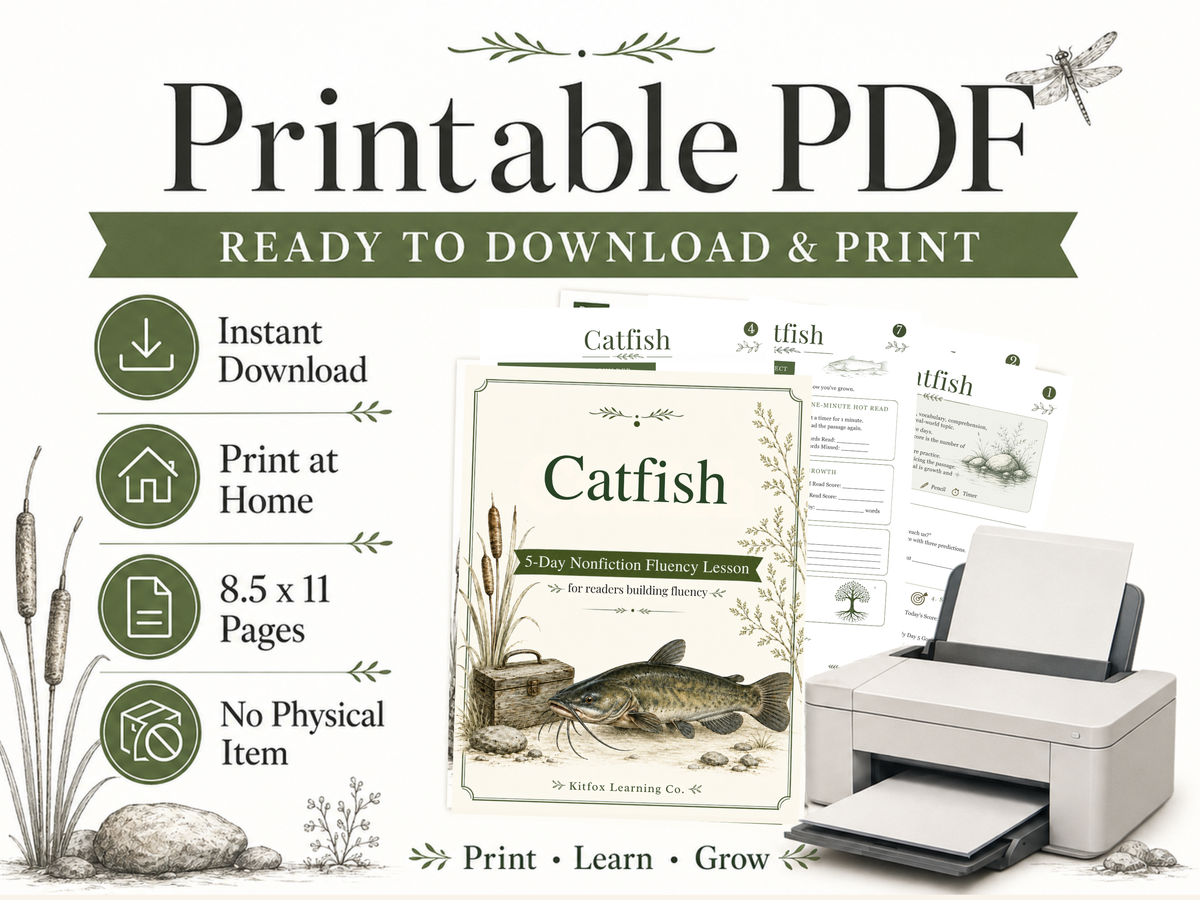 Catfish 5-Day Reading Fluency Lesson