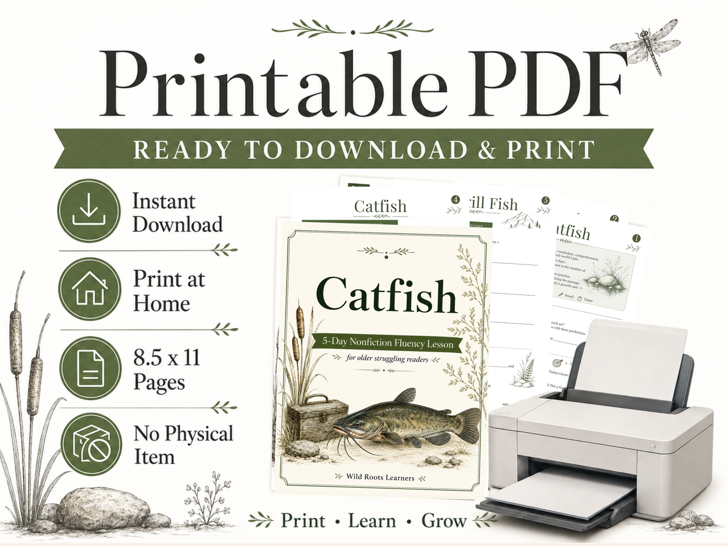 Catfish 5-Day Reading Fluency Lesson